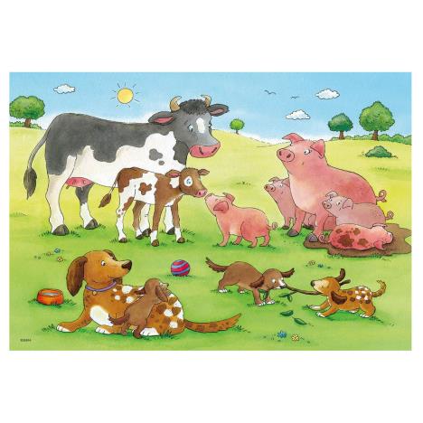 Farm Animals 2 x 12pc Jigsaw Puzzles Extra Image 2
